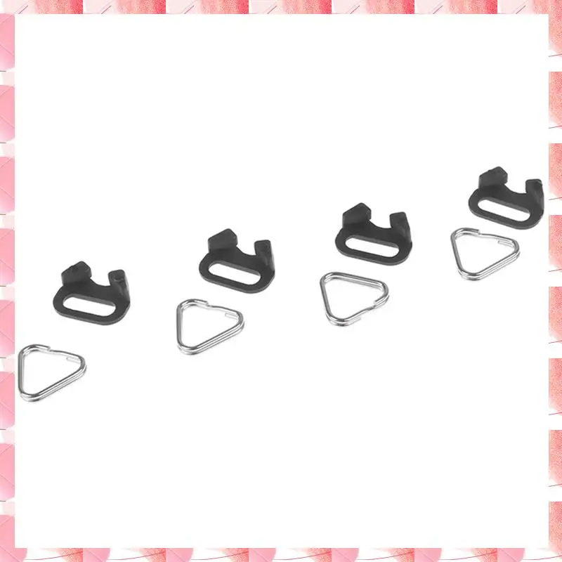 JAJA 4 PCS Camera Strap Buckle Split Triangle Ring Replacement Durable Belt Hook For Digital Camera Shoulder Straps