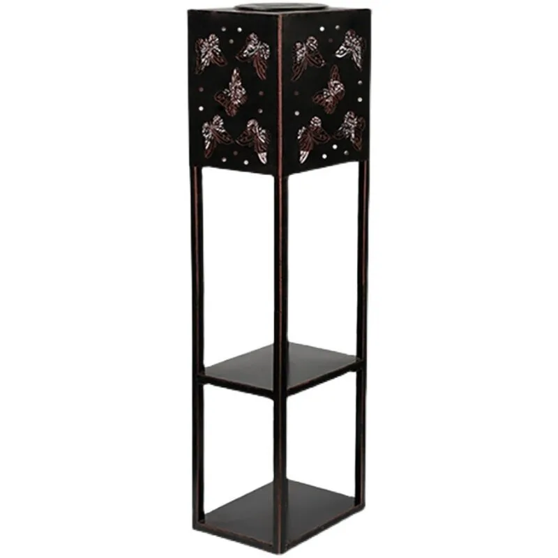 Solar butterfly flower stand home ornament villa outdoor courtyard ambient light