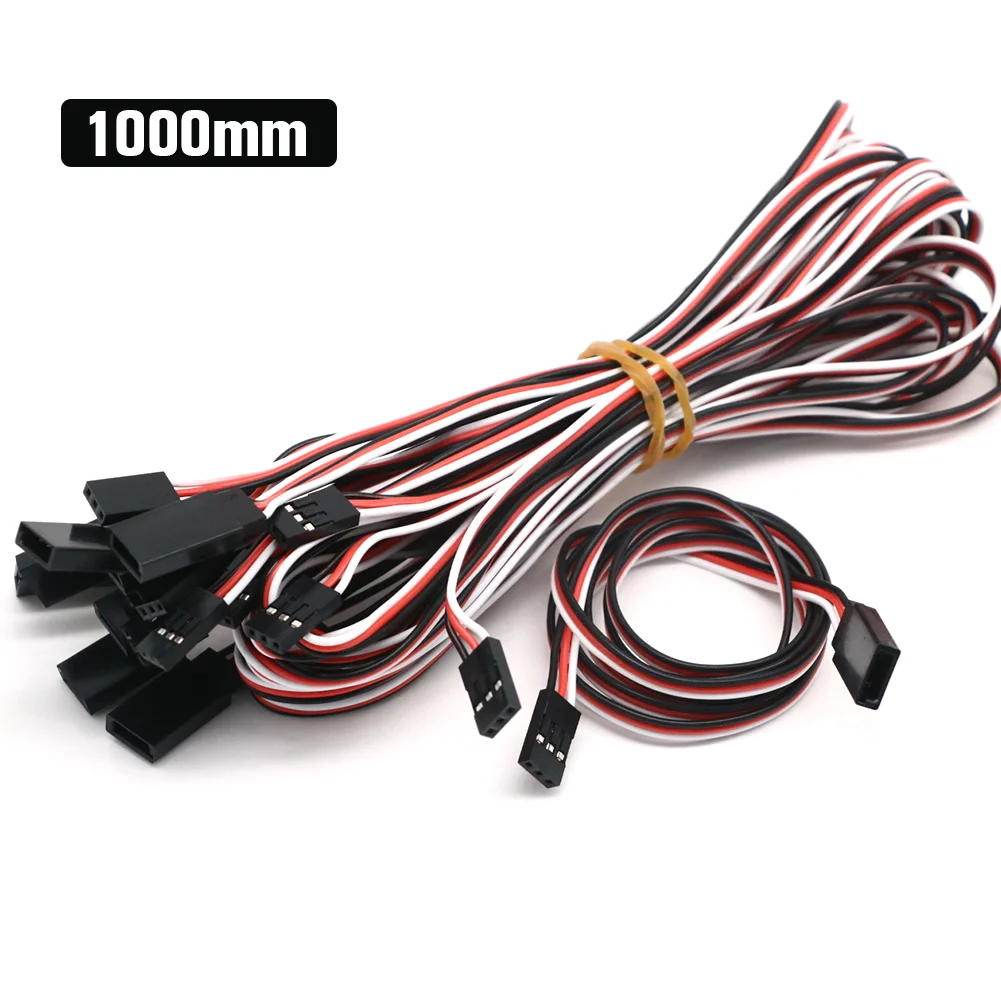 10pcs 100mm/150mm/200mm/300mm/500mm RC Servo Verlengsnoer kabel Draad Lood JR Voor Rc Helicopter Rc Drone
