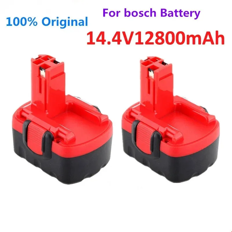 2024 New 14.4V 12800mAh Rechargeable Battery for Bosch 14.4V Battery 12800mAh BAT038 BAT040 BAT140 BAT159 BAT041 3660K