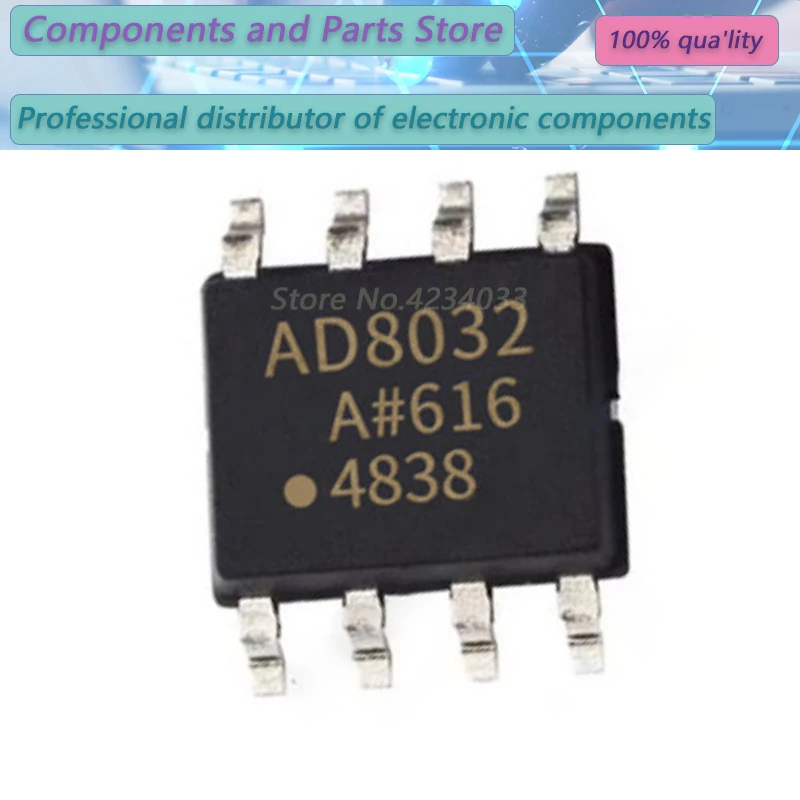 10PCS  AD8032ARZ  AD8032AR  AD8032A  SOP8  NEW100%  AD80 32ARZ