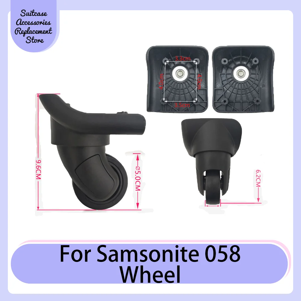 

For Samsonite 058 Universal Wheel Replacement Suitcase Rotating Smooth Silent Shock Absorbing Wheels Travel Accessories Wheels