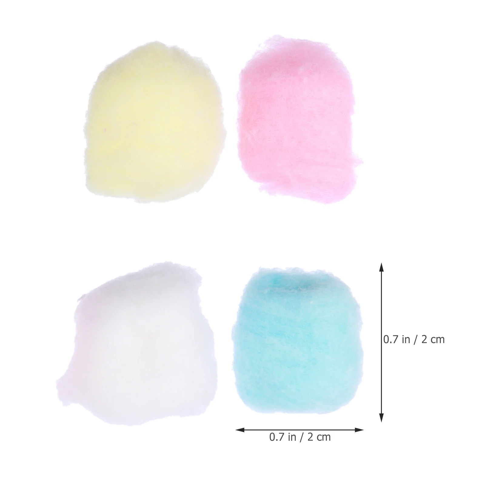 

5Packs Hamsters Cotton Ball Winter Warm Absorbent Cotton for Pet Comfortable Bed Quilt Pet Warm Cushion