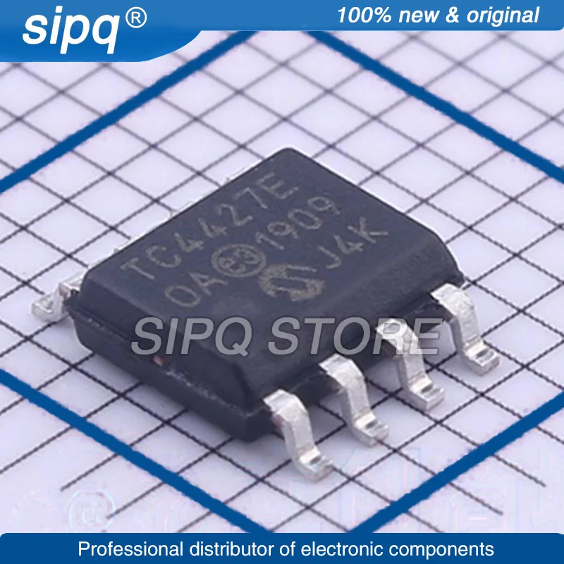 10PCS/LOT TC4427EOA713 TC4427 EOA713 SOIC-8 GATE DRIVE IC Brand New and Original In Stock Authentic Product