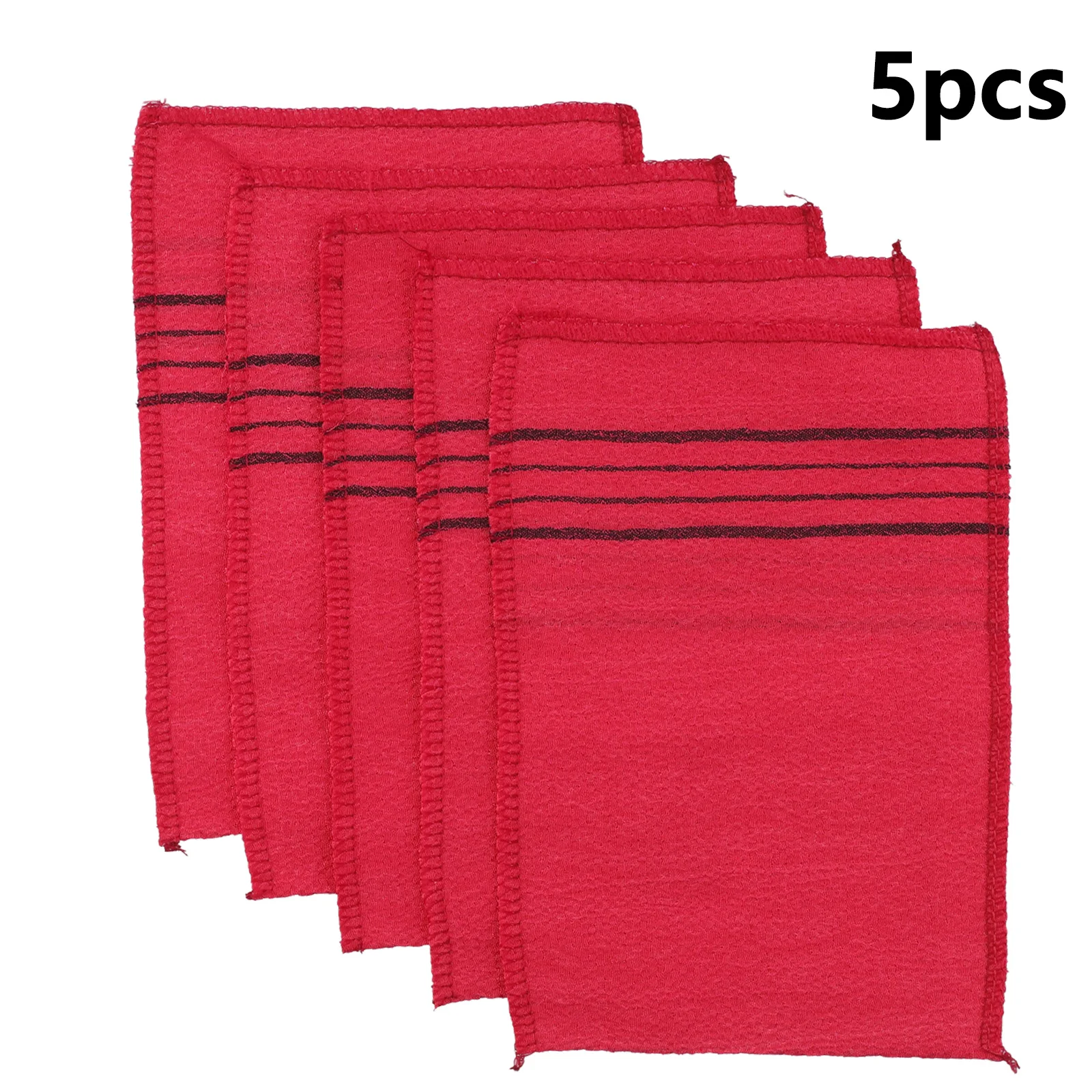 Bath Towel Exfoliating Bath Towel Polyester Cotton Knitting Single Piece Thick Binding 5 Pcs Coarse Sand Bath Towel