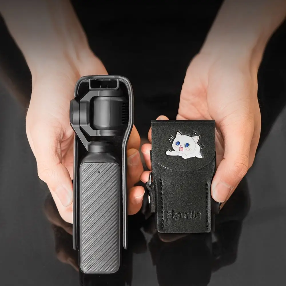 

Anti-Fall Protective Leather Case Shockproof with Lanyard Camera Handheld Organizer Durable Cartoon for DJI Osmo Pocket 3