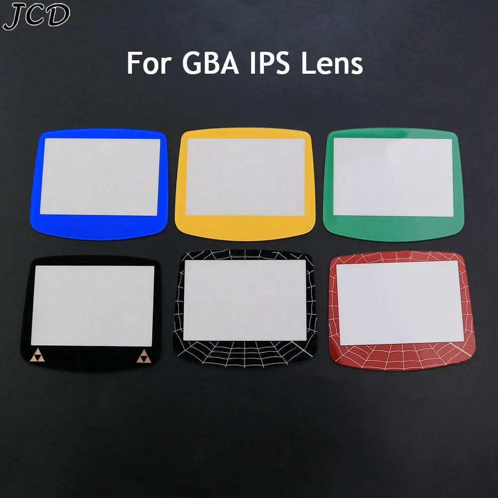 JCD Glass Display Protector Lens For GBA IPS LCD V2 For Gameboy Advance Screen Lens Protector Cover with buttons Keypads