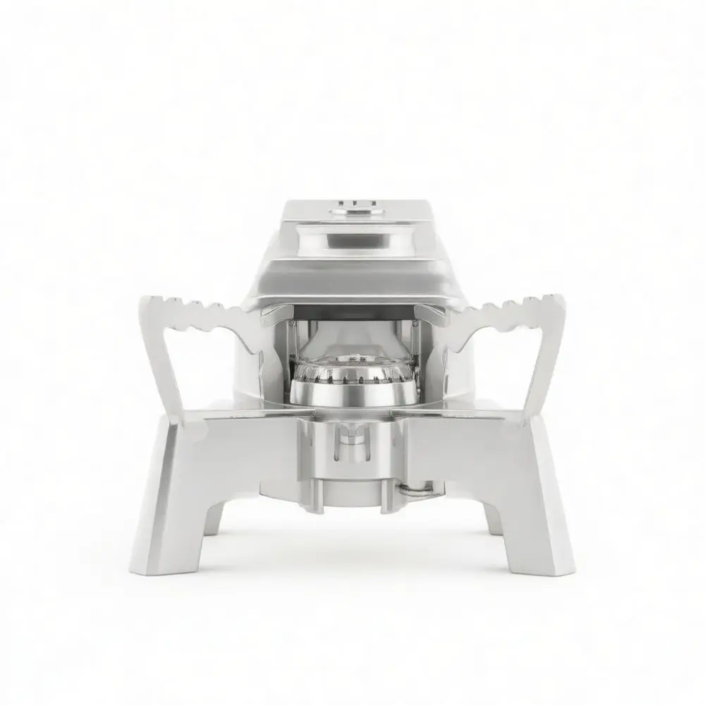 Premium Stainless Steel Stove Commercial Dry Pot Support Professional Kitchen Tableware Food Heating Equipment Tool