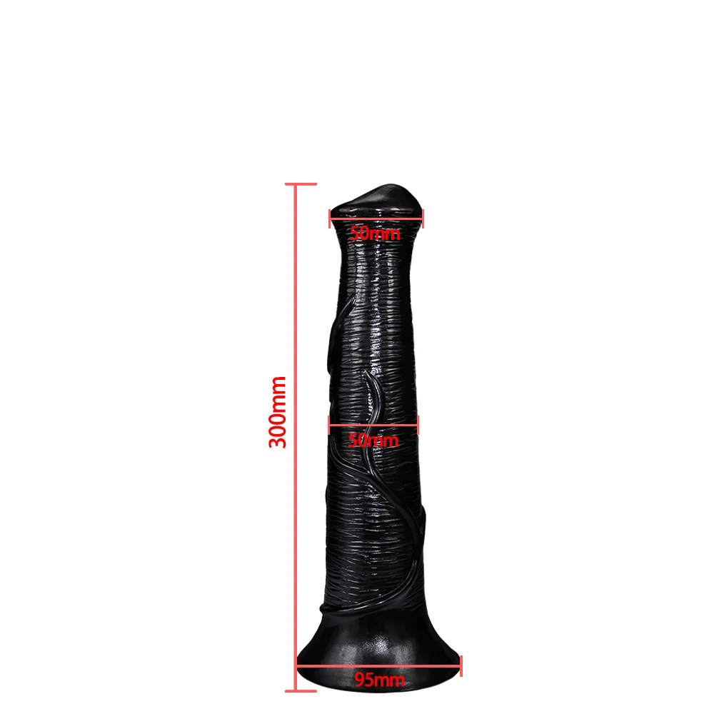 Dildo animale realistico stile cavallo gioco anale per donna_voghion.com