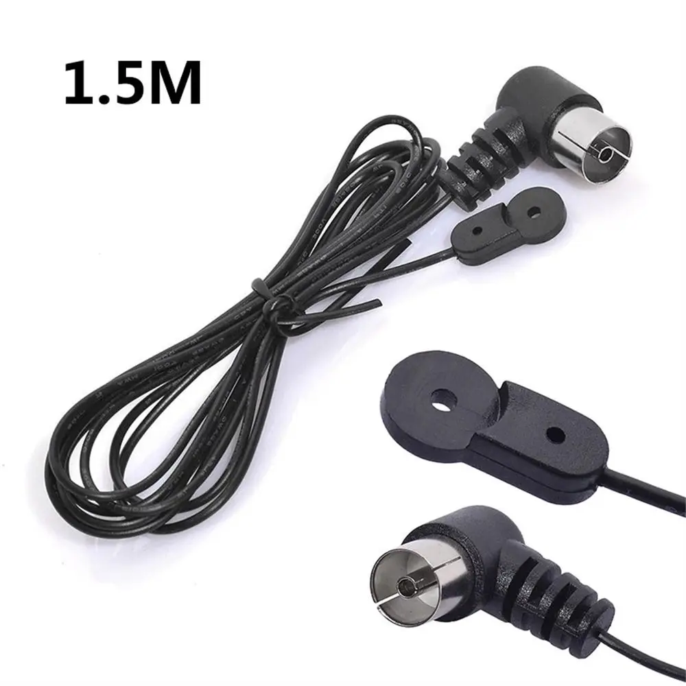 1.5M Durable Raise Signal FM100722 Male Connector HiFi Indoor Stere AM FM FM Radio Antenna Receiving Antenna Radio Aerial