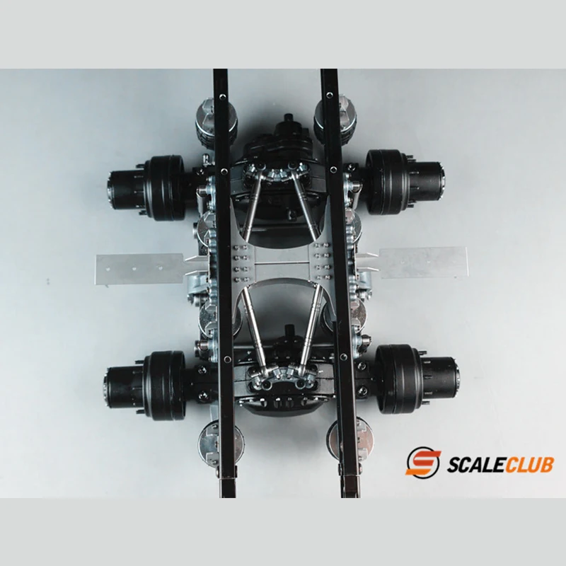 Scaleclub1/14 Truck Single Bracket 8 Airbag Rear Suspension System Suitable for LESU Tamiya Model
