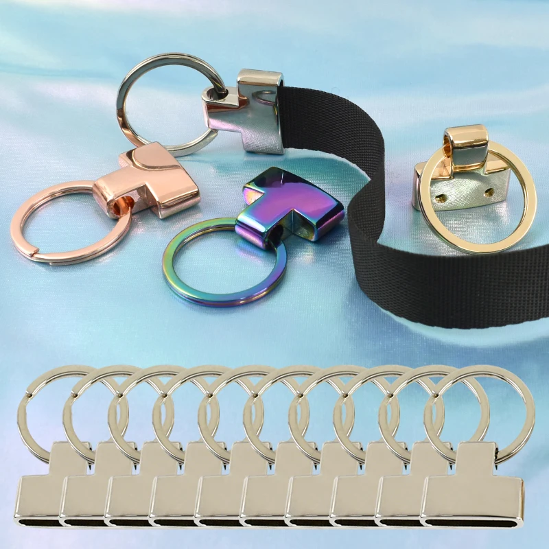 5/10/20Pcs 20/24mm Metal Key Ring Connector O Keychain Buckles for Car Keys Bag Handbag DIY Leather Craft Accessories