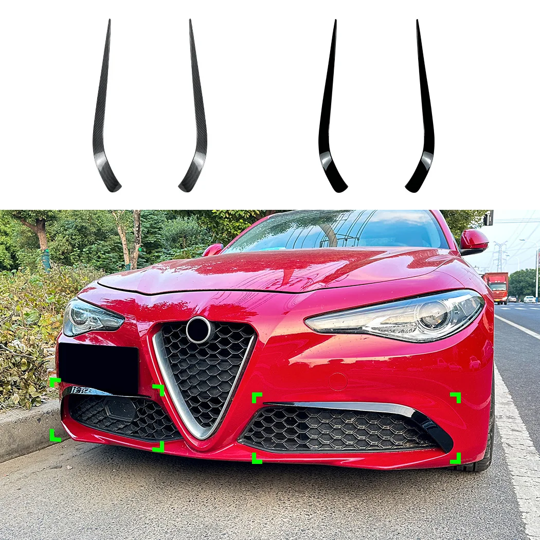 

Для Alfa Romeo Giulia 2015-2022 передний ветровой нож, вентиляционное отверстие, спойлер, накладка, стандартная версия, аксессуары
