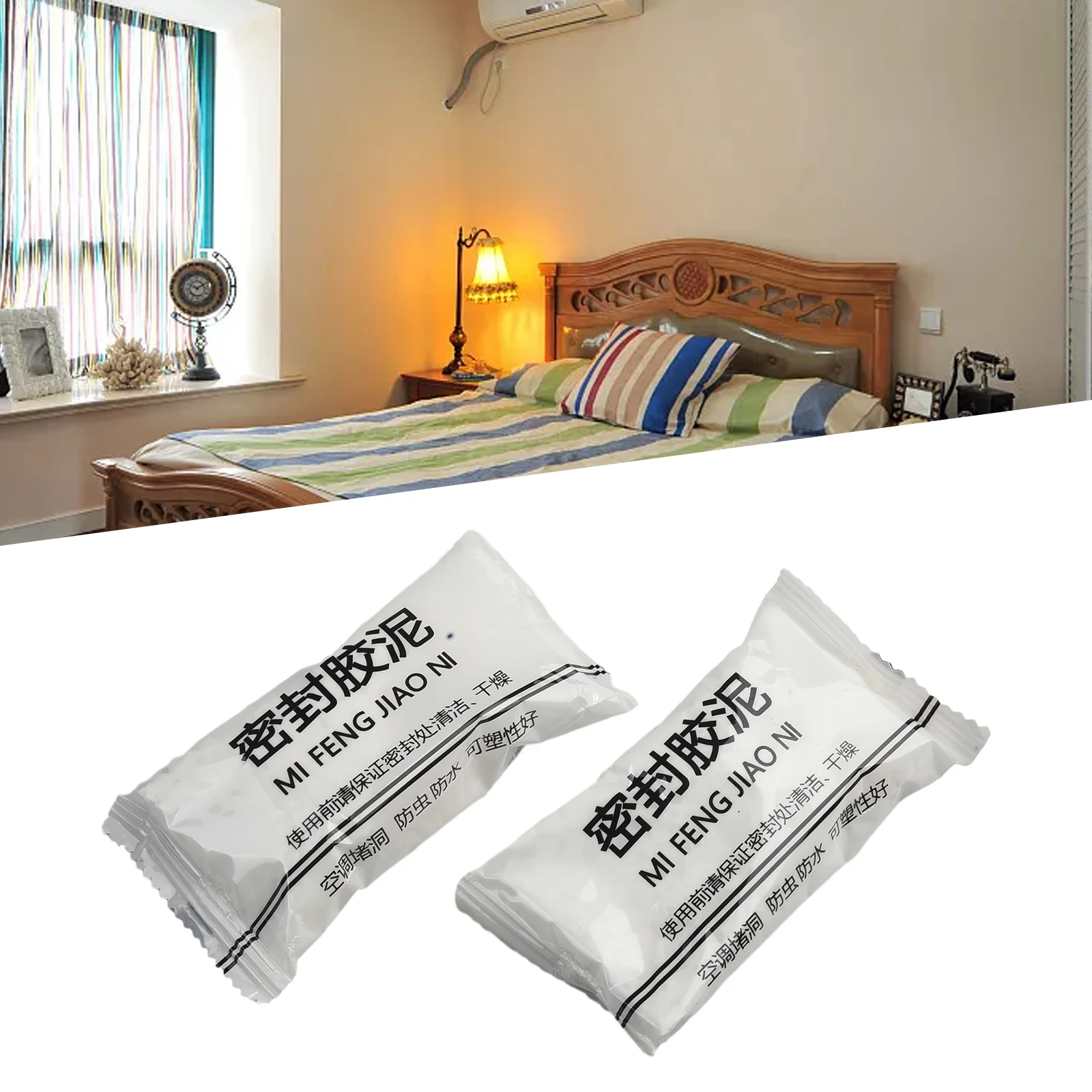 4pc Wand Loch Abdichtung Zement Ton Dichtstoff Abdeckung Risse Wasserdicht Reparatur Wasserdicht Weiß Sealer Dichtungsmasse Klimaanlage Ausbessern