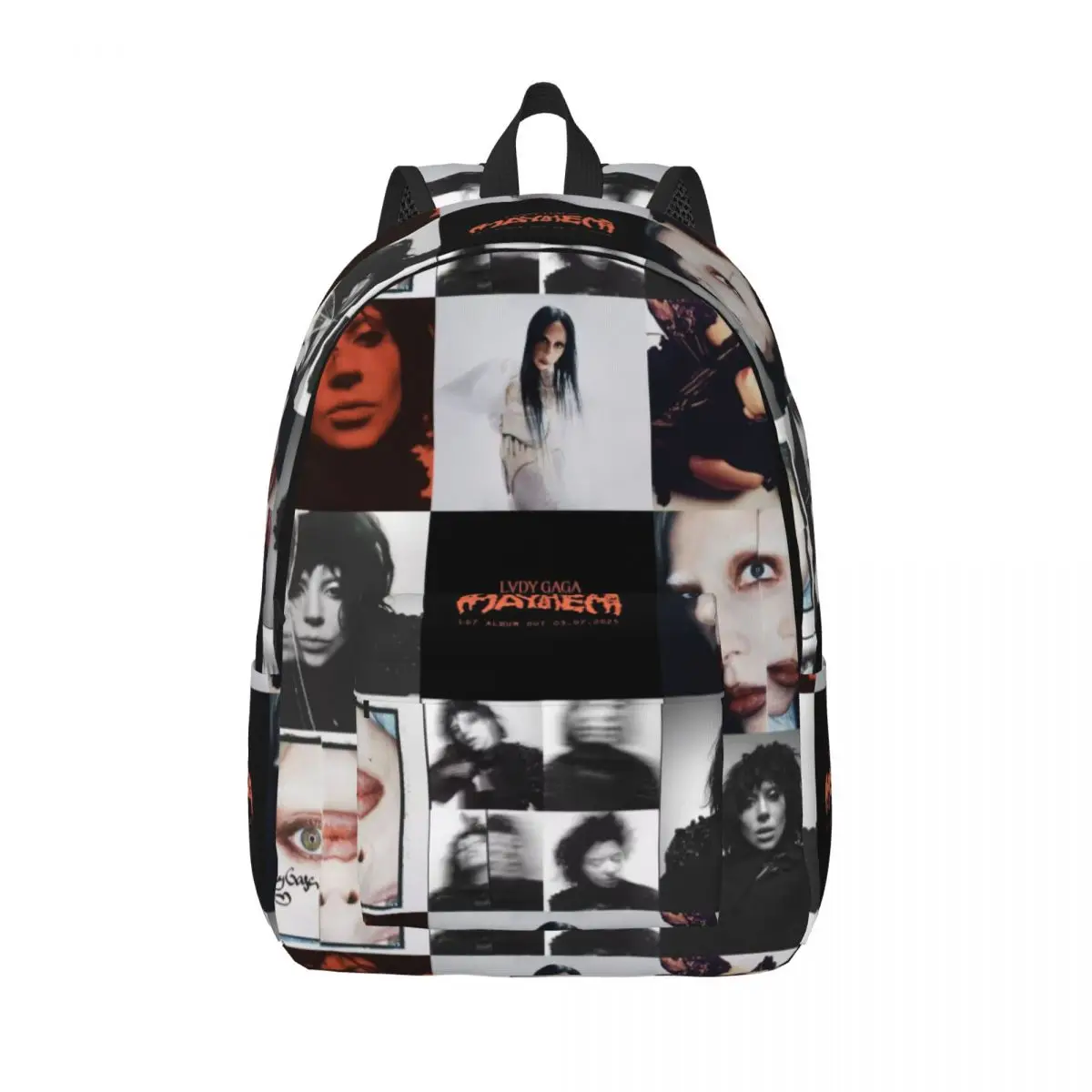 

Рюкзак Lady Gaga Mayhem для мужчин и женщин, крутой школьный деловой рюкзак, прочный холщовый рюкзак для колледжа