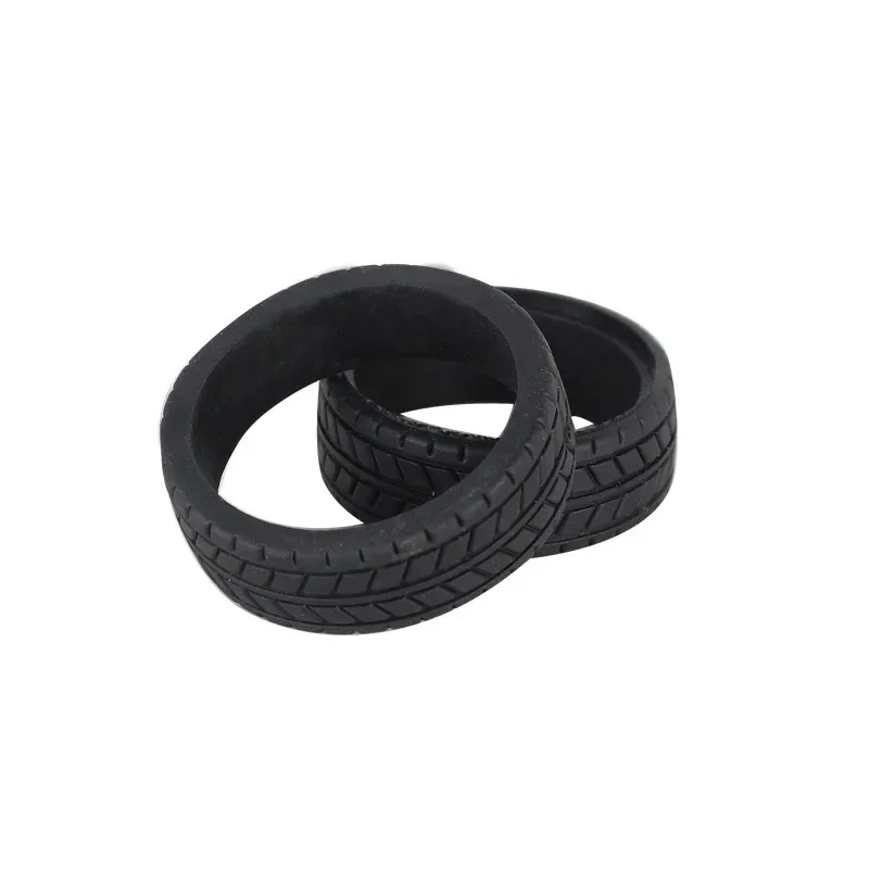 LD RC 1/18 Drift telecomando per auto giocattolo aggiornamento pneumatico in pelle mozzo ruota in metallo pneumatico da corsa accessori universali in pelle