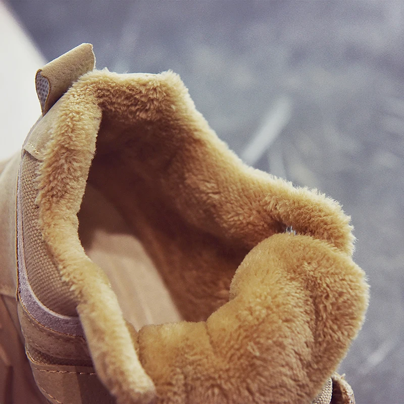 Women Platform Winter Boots Women Black Keep Warm Non-slip Short Booties For Ladies White Ankle Boots Outdoor Casual Shoes New