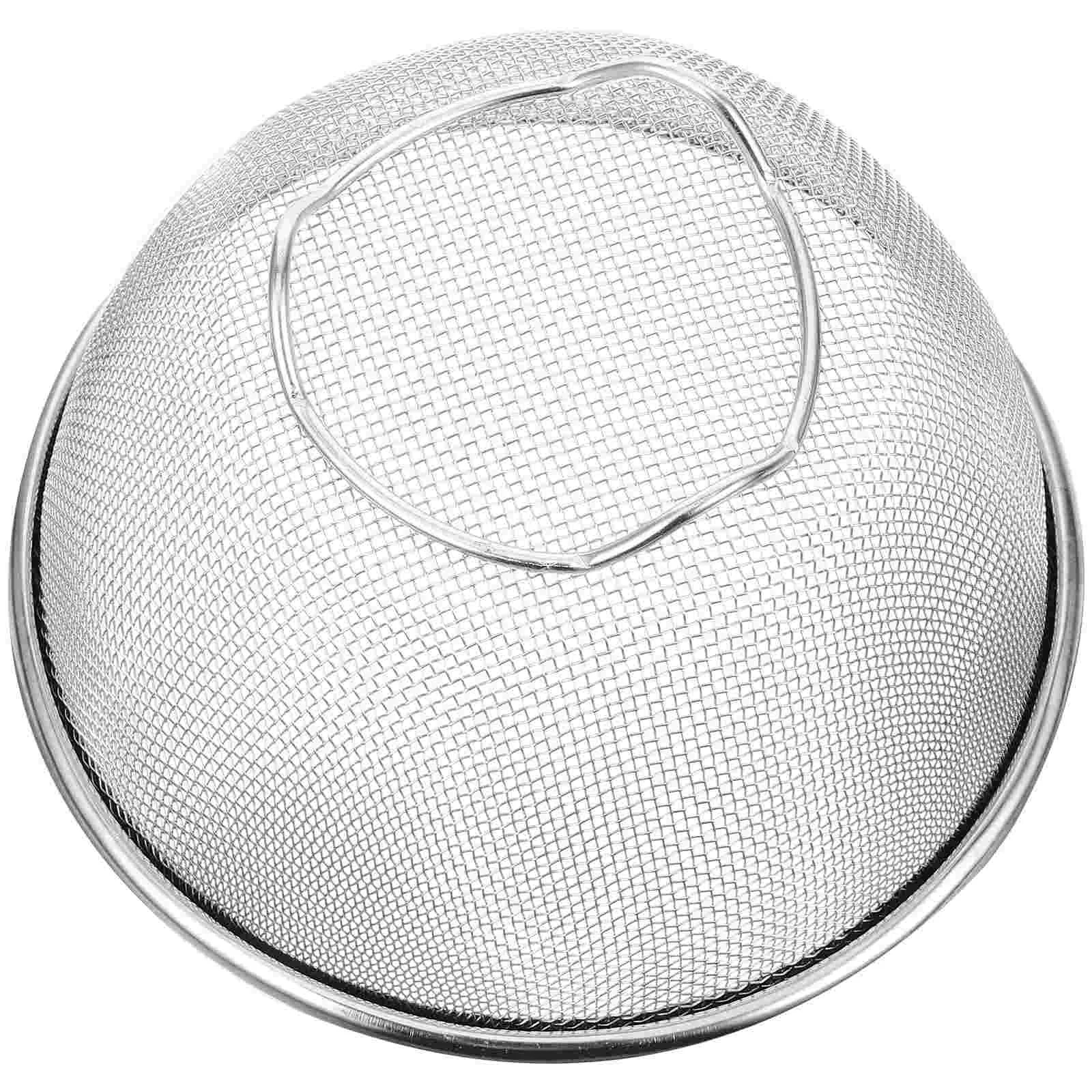 

Thickened Stainless Steel Sink Drain Basket Rice Sieve Wash Kitchen Basin Household Colander Mesh Strainer Drainer Washing