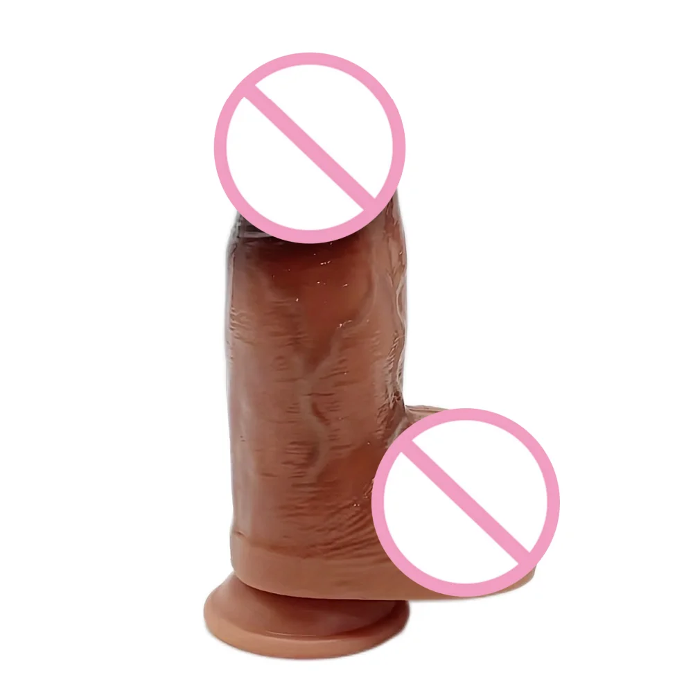 Realistic Silicone Dildo with Suction Cup G-Spot Anal Dildos Strapon Dick Butt Plug Masturbator Adult Sex Toys for Man Women