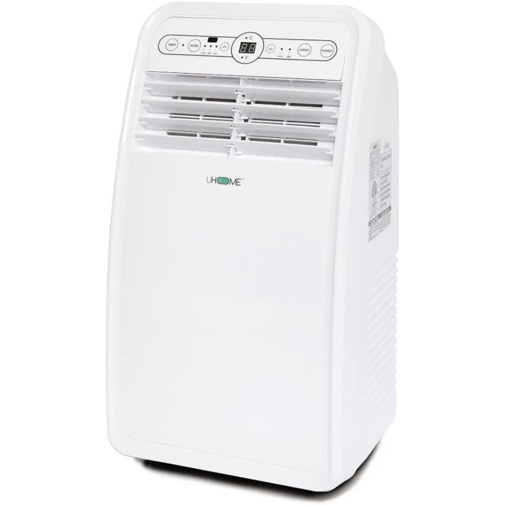 Aire acondicionado portátil 2024 BTU, Unidad de CA compacta con refrigeración, deshumidificador, ventilador, Control remoto, novedad de 8000