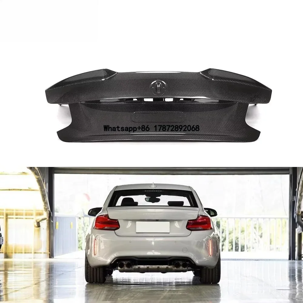 

2016-2020 High Quality Real Dry Carbon Fiber M4 Rear Trunk Lid For 2 Series F87 M2 M2c