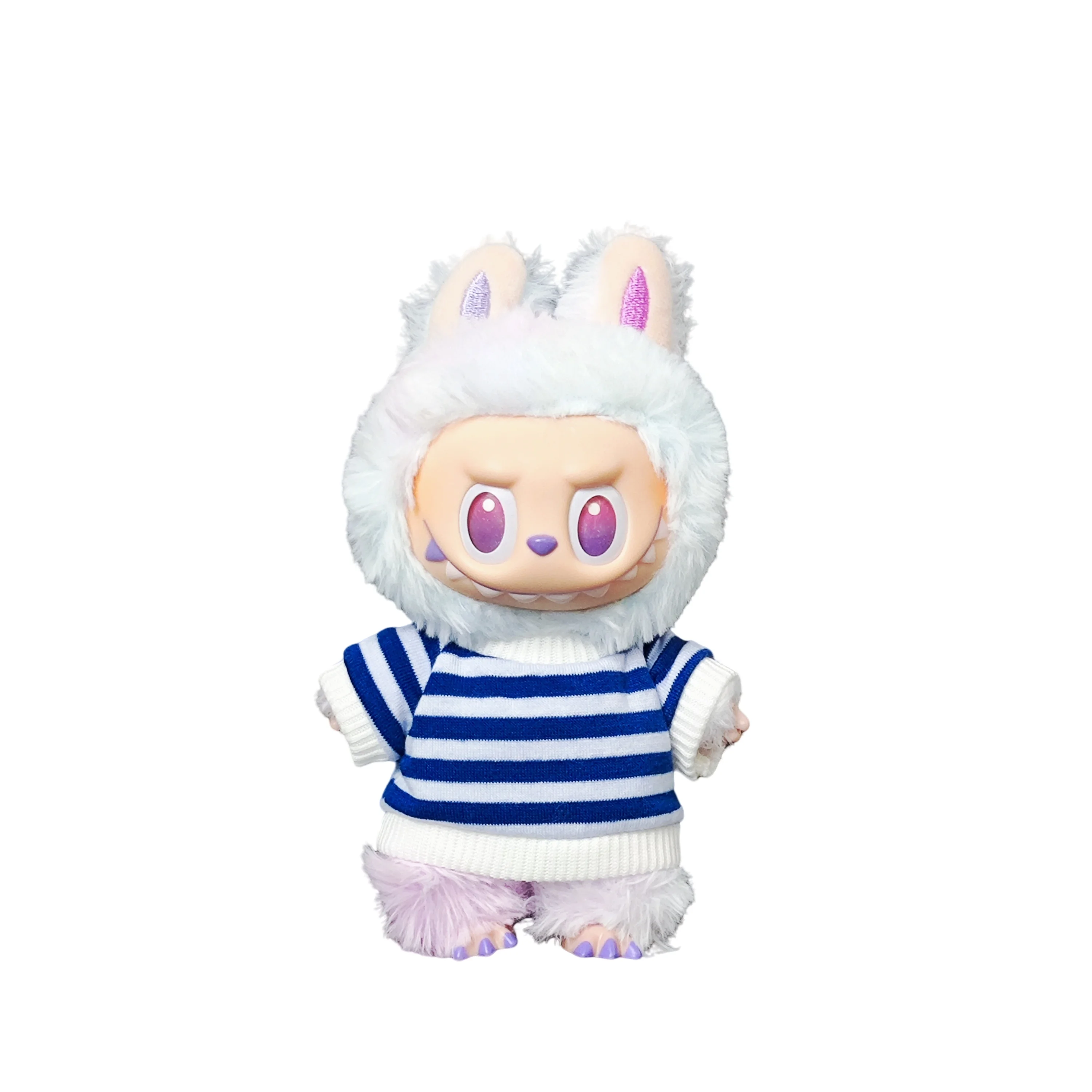 17cm Labubu Doll Clothes Fashion Hoodies Doll Outfits Color Matching Hoodies Doll Accessories Cute Decoration