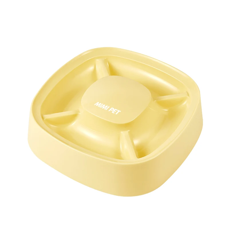Mimipet Cat Bowl Dog Bowl Multi-Cat Available Food Portioning Tray Anti-Tip Cat Bowl Dog Bowl Food Portioning Bowl Feeder