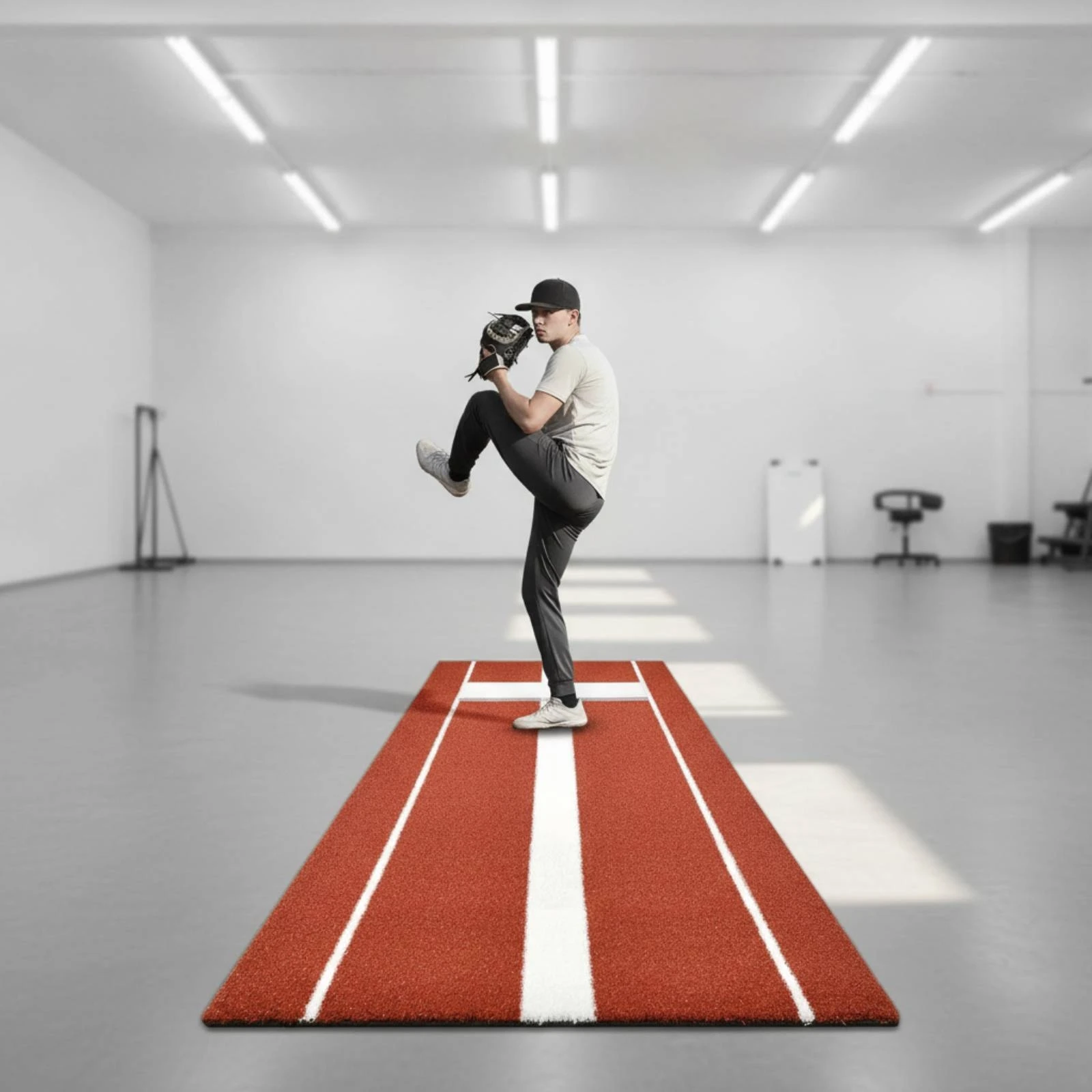 pitching-mat-with-lane-lines-sturdy-pitching-mat-weather-resistant-space-saving-for-field-training-bullpen