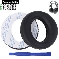 1 Pair Replacement Protein Leather Earpads Ear Pads Cushion Cover Muffs Repair Parts For AKG K511 K512 K514 Headphones