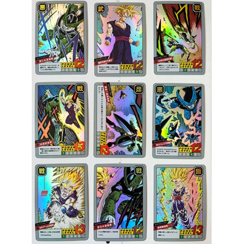 54 Vellen Dragon Ball Flash Card Son Goku Vegeta Iv Cell Piccolo Android 16 Diy Jidou Actie Speelgoed Figuren Anime Game Collectie