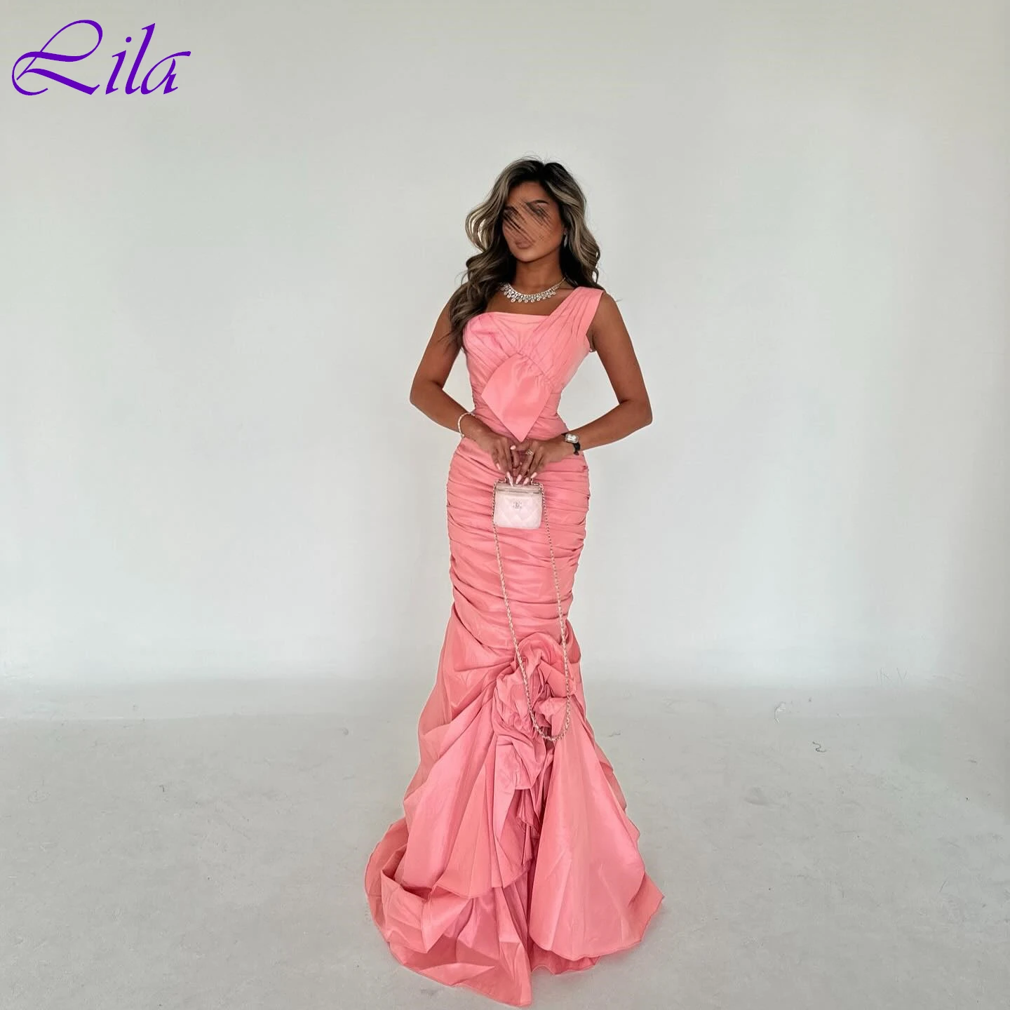 

Элегантное классическое вечернее платье русалки на одно плечо с рукавами по индивидуальному заказу, нежные платья знаменитостей, модное темпераментное вечернее платье