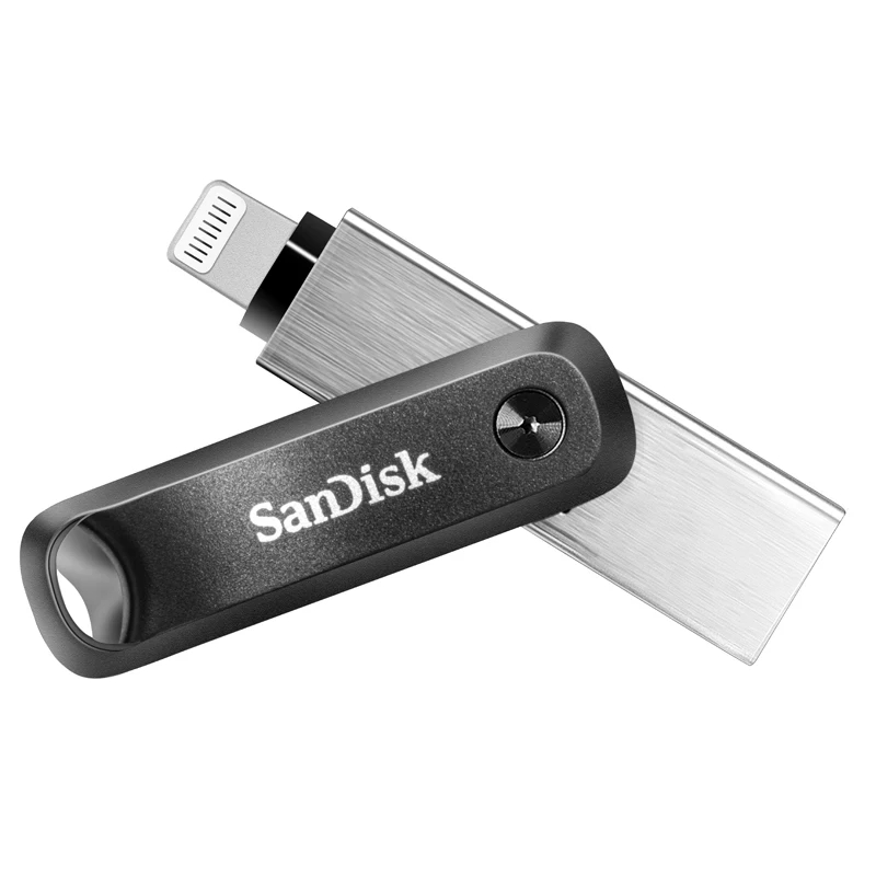 Imagem -01 - Usb Flash Drive Memory Stick Relâmpago para Iphone Ipad pc Usb 3.0 Mfi Pen Dirves 128 gb 256gb Sandisk-ix60n go usb flash drive memory stick relampago para iphone ipad pc usb 30 mfi pen dirves 128 gb 256gb sandisk ix60n go 01