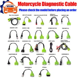 Motorcycle Diagnostic Cables Works For JDIAG M100/M200/M300 Motorcycle Scanner Diagnostic Adapter 3pin/4pin/6pin