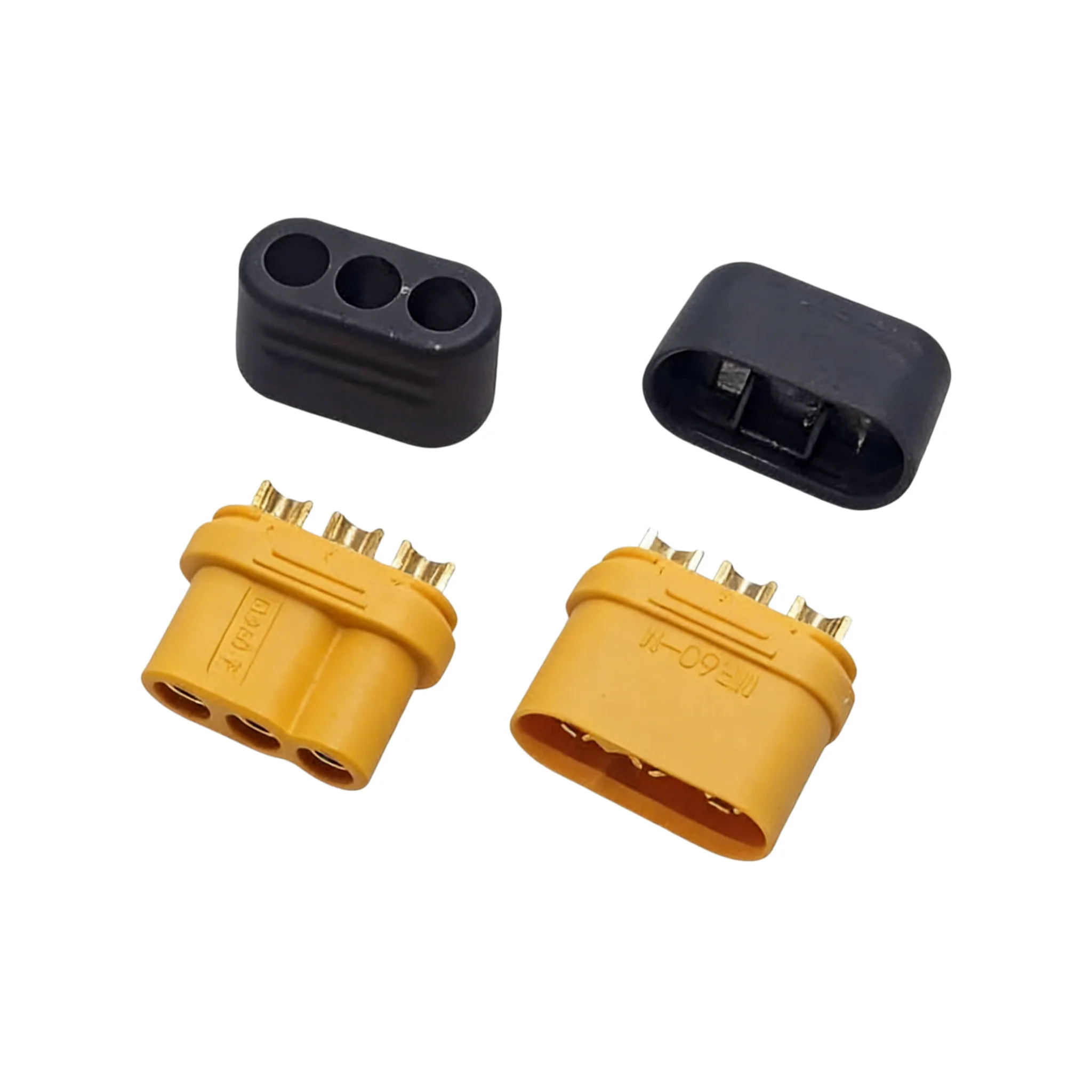 Amass Original MR30 Connector Plug with Wire 2mm Gold Plated High Current for RC Motor