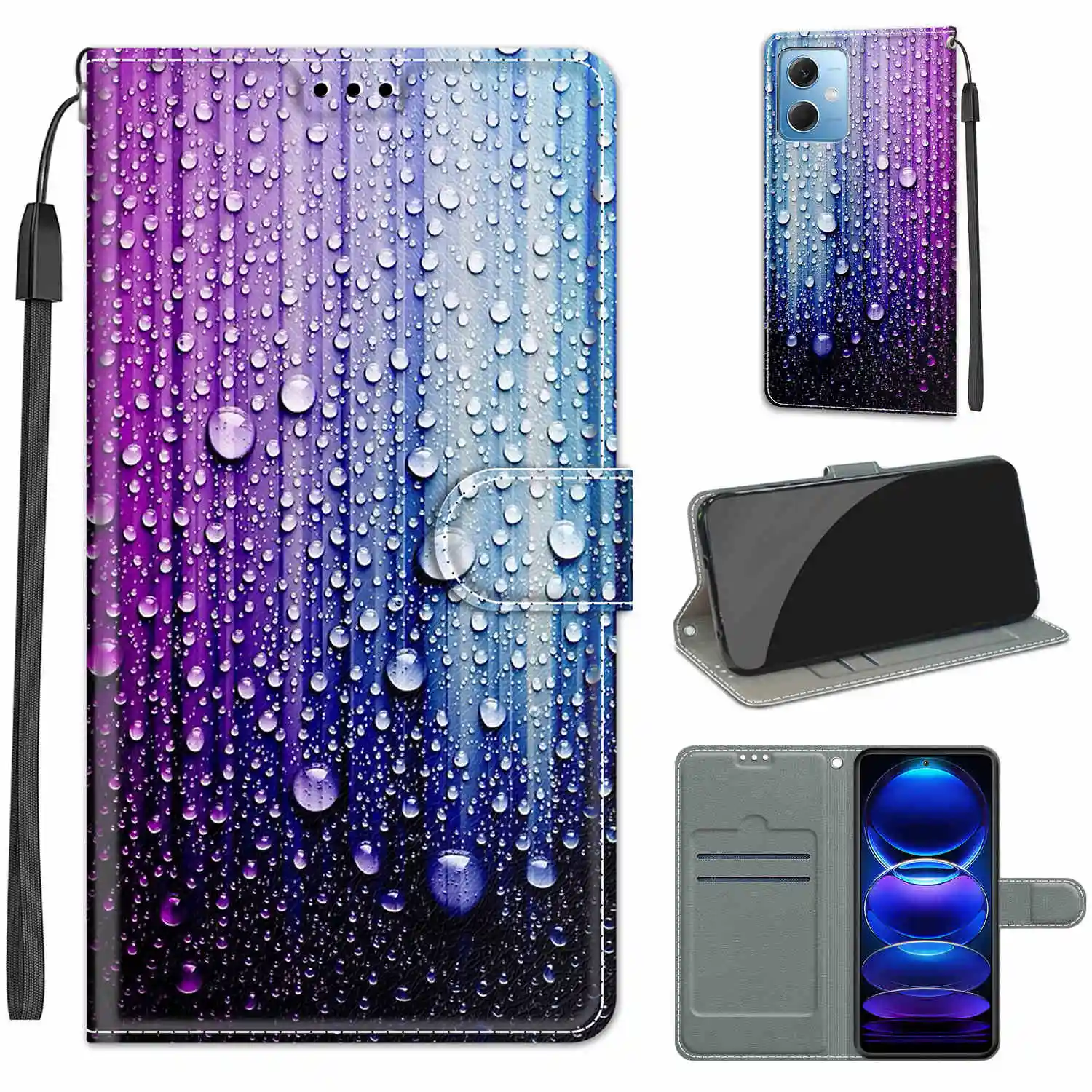 Etui Flip custodie per telefoni in pelle per Xiaomi 12T Pro 12 Lite Mi 13 Pro Redmi Note 12 Pro Plus 11T Pro 11S portafoglio porta carte di credito