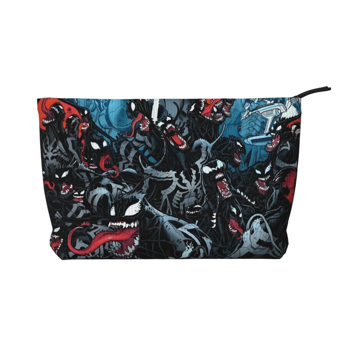 

Custom Comic Film Venom Cosmetic Bag Women Cute Big Capacity Marvel Superhero Kawaii Makeup Case Beauty Storage Toiletry Bags