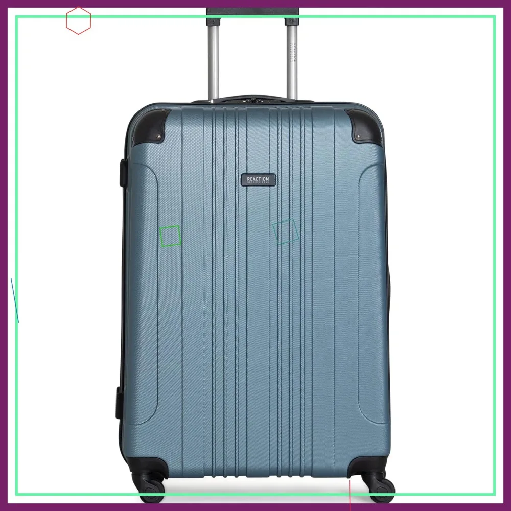 

Легкий жесткий чемодан на 4 колесах, цвет гранитно-синий, 28 дюймов, для удобных путешествий