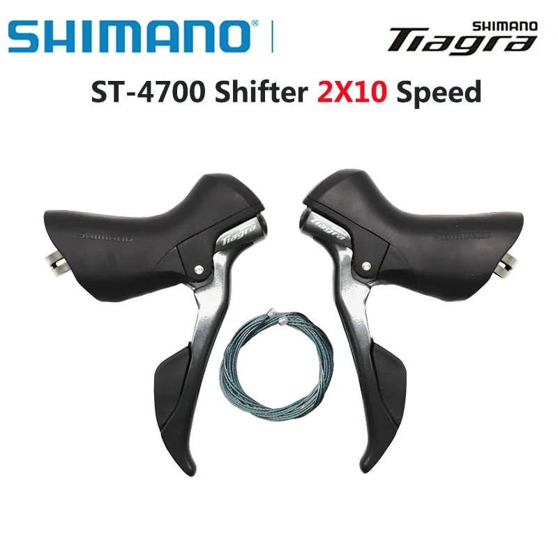 Shimano TIAGRA 4700 Shifter 2x10 Speed Dual Control Lever 2s 10s Road Bike Bicycle Shifter lever Original Bike Accessories