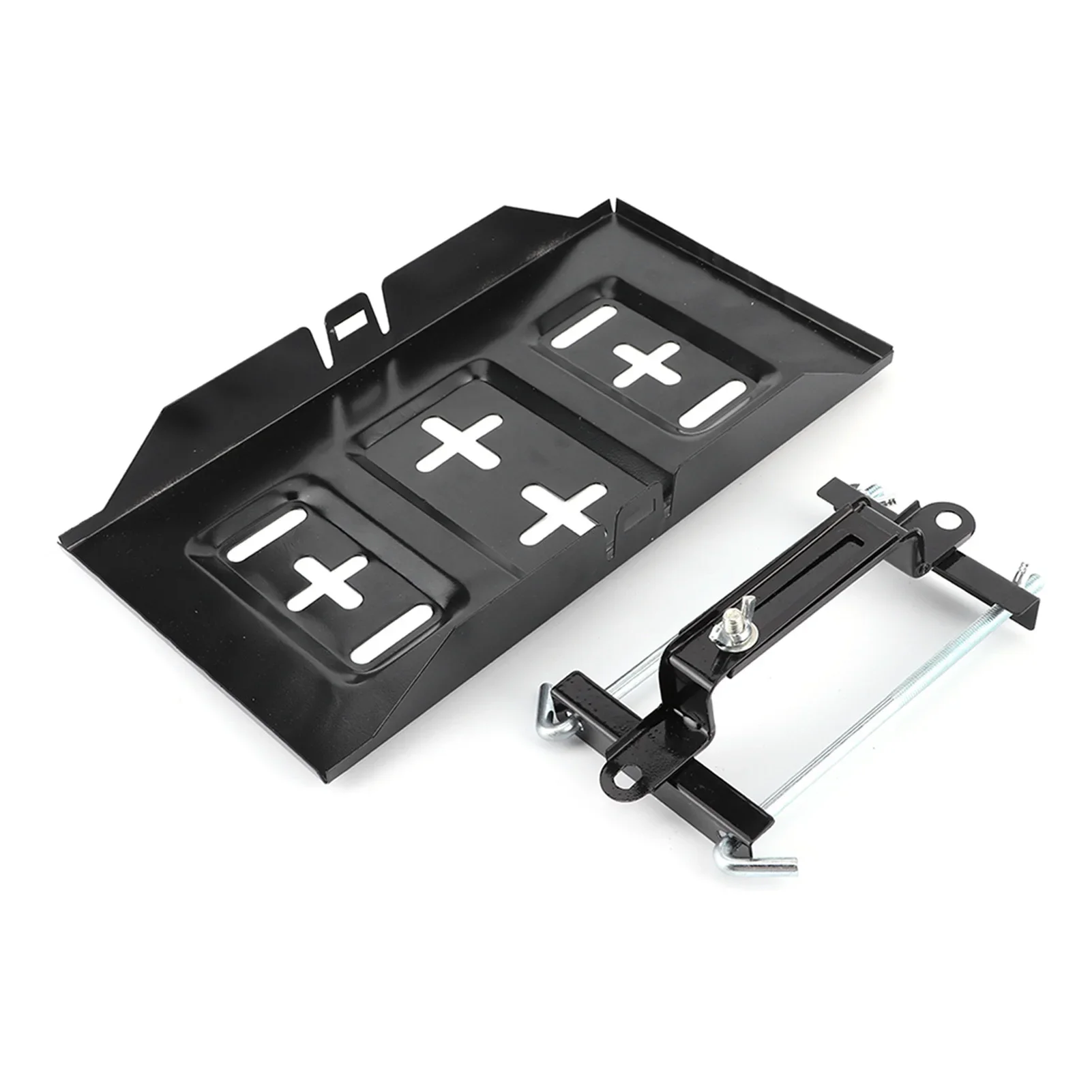 Storage Battery Holder Tray Mount Hold Down Clamp Bracket Kit Car Accessory19CM