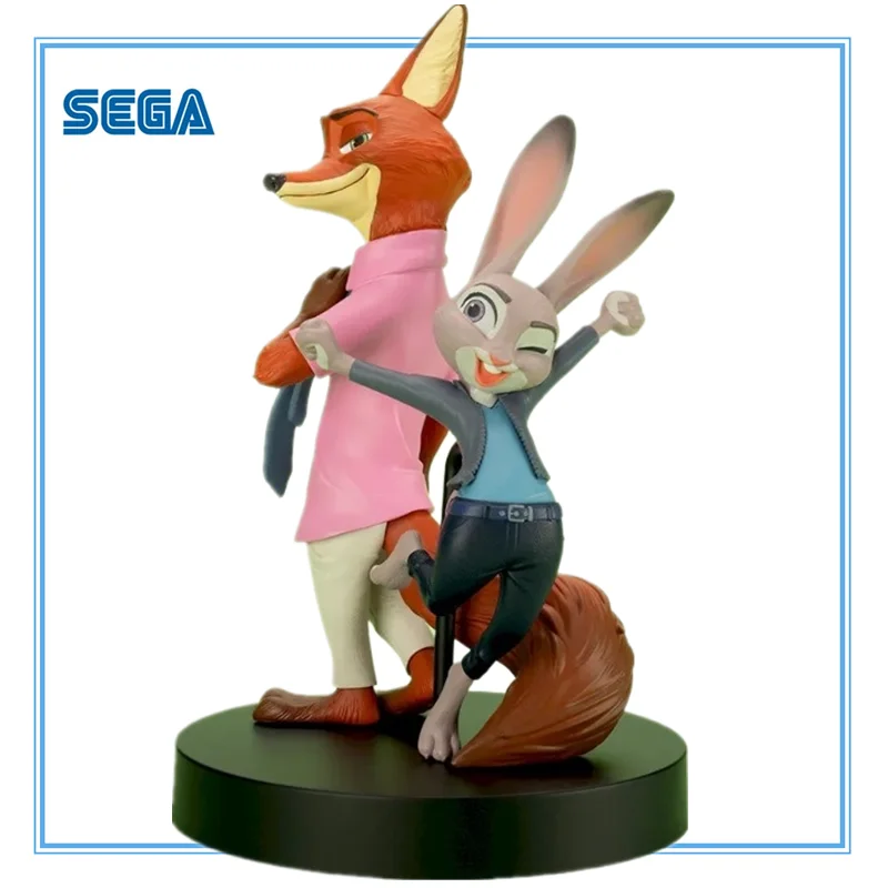 In Stock Original SEGA Zootopia Judy Hopps Nick Wilde PVC 15CM