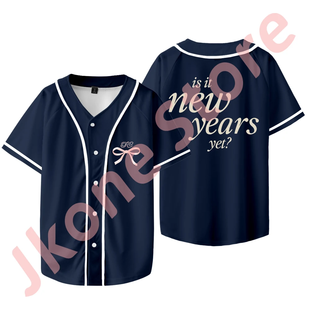 Sabrina Carpenter New Years Merch Baseball Jacket Unisex Fashion Casual Fruitcake Short Sleeve T-shirts