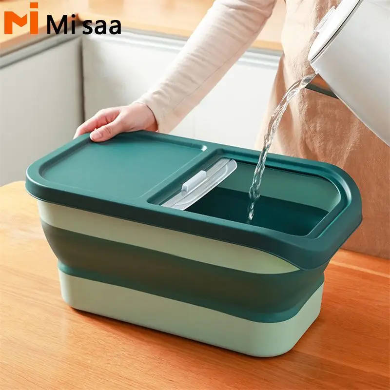 Cereal Storage Box High-capacity Convenient Storage Daily Necessities Popular Choice One Piece With Cover Fashion Design