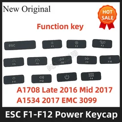 F1-F12 ESC Power KeyCap for MacBook Pro Retina A1708 F1-F12 ESC 2016-2017 A1534 2017 Keyboard Key Cap keys