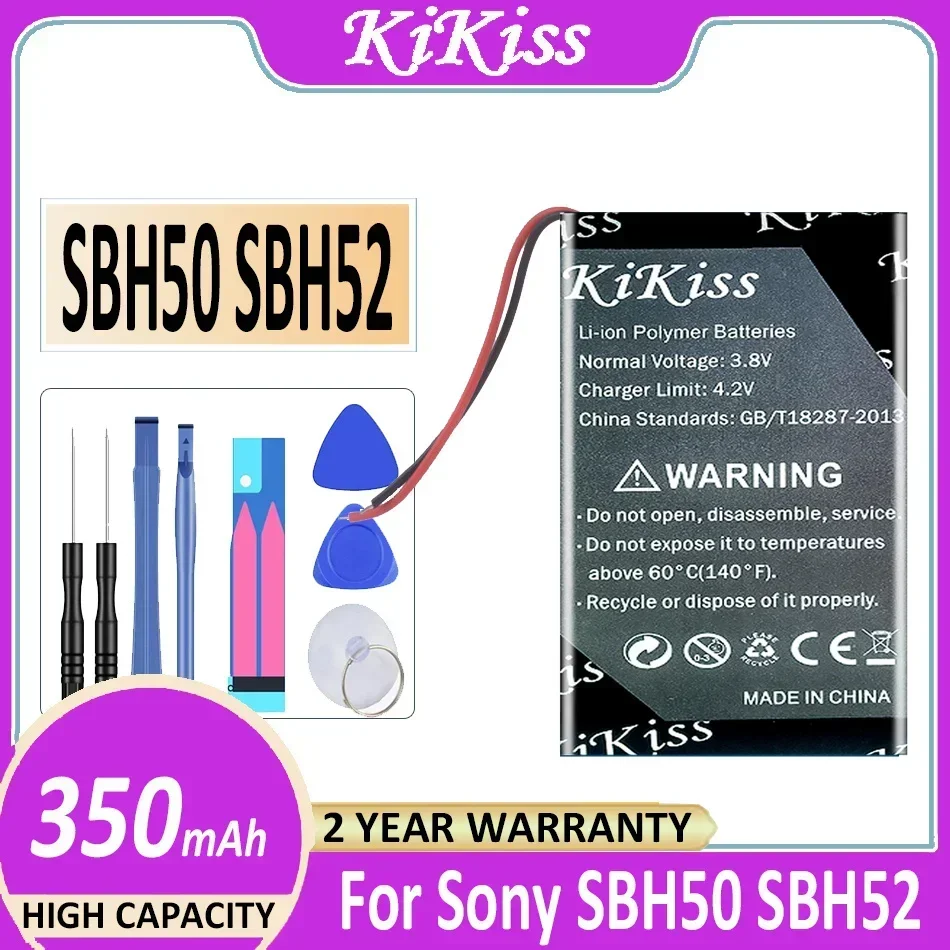 KiKiss Battery 350mAh For Sony SBH24 SBH50 SBH52 SBH90C SBH82D Bateria