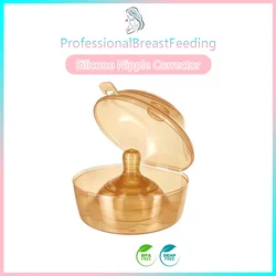 1pcs Silicone Nipple Protectors Feeding Mothers Nipple Protection Cover Breastfeeding Mother Milk Portable Nipple Anti-overflow