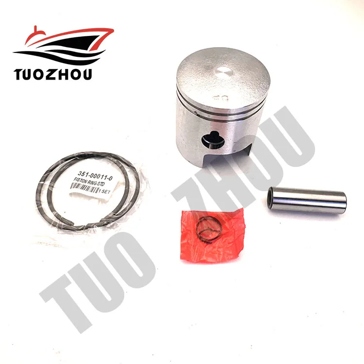 

351-00001 Набор поршней 351-00011-0 Набор колец для подвесного двигателя Tohatsu Nissan M NS 9,9 л.с. 15 л.с. Лодочный двигатель 351-00001-1