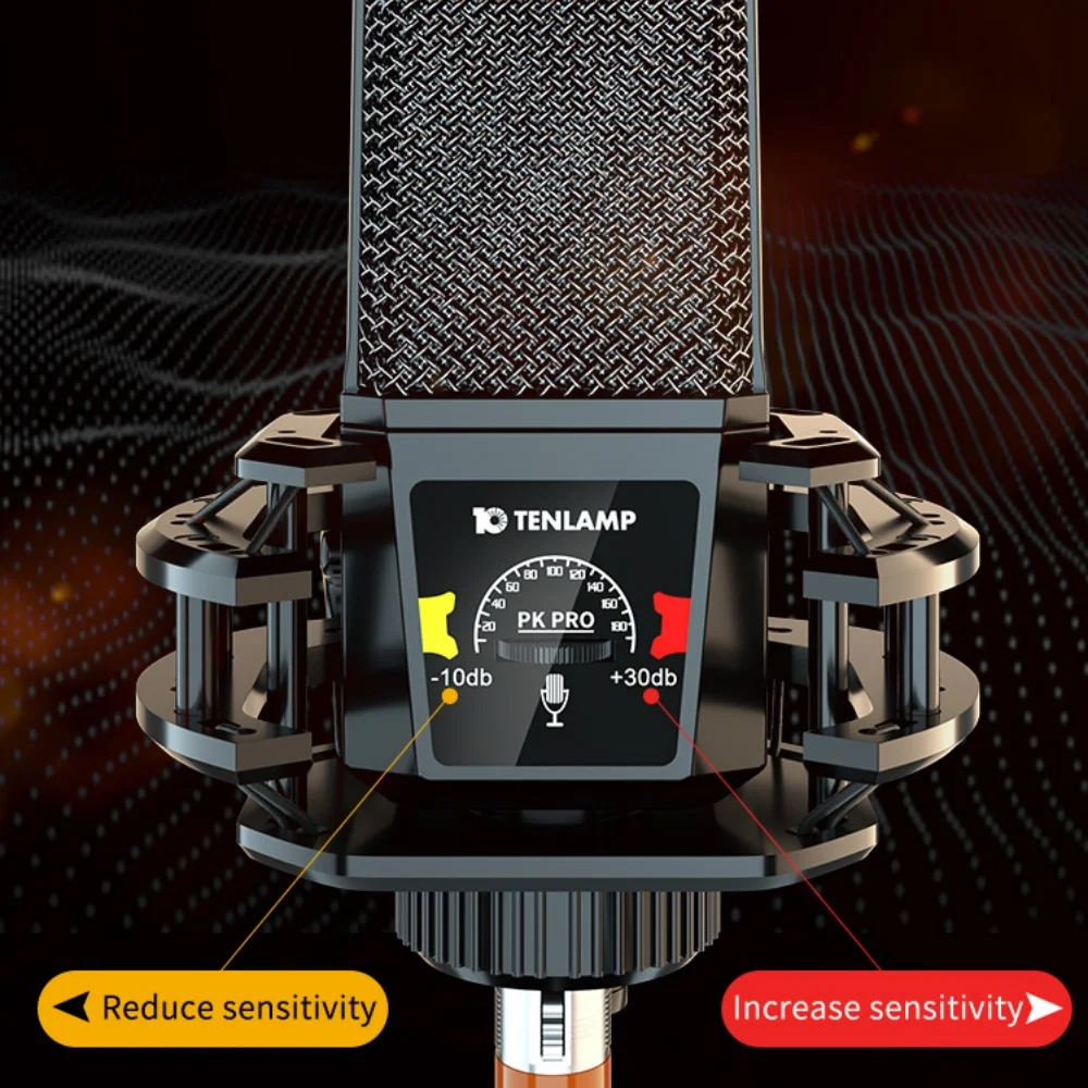 G10PKPRO Microphone Plug & Play, Noise Cancellation, Podcast Recording Mic Mute for Home Studio,Podcasting,Voice-over,Laptop