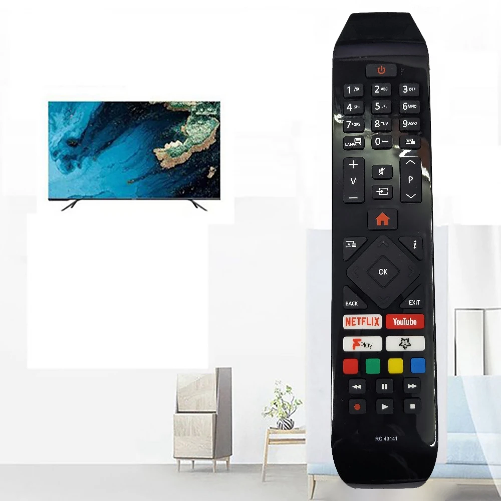 Y22A RC43140 Remote Control for JVC Vesstel Hitachi TV RC43140 RC43141 55HL7000 32HE4000 24HE2000 Remote Control