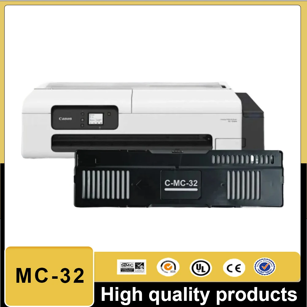 

1 шт. MC32 MC-32 MC 32 контейнер для отработанных чернил для Canon ImagePROGRAF TC-5200 TC-5200M TC-20 TC20 TC 5200 чип коробки для обслуживания принтеров