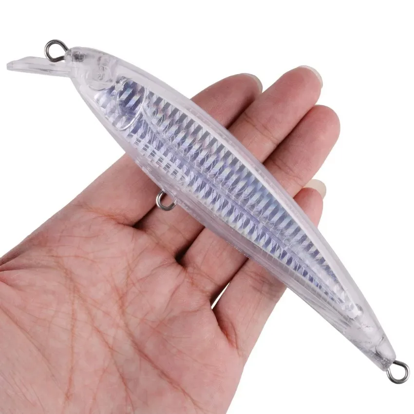 

20Pcs Blank Nude Big Minnow Fishing Lures Floating Hard Bait 38g Artificial Wobbler Crankbait Carp Perch Pesca Fishing Tackle